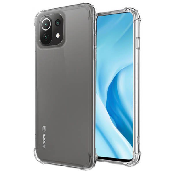 Husa Antisoc compatibila cu Xiaomi Mi 11 Lite, Supreme Protection, Drop-Proof, Shock-Proof, Protectie suplimentara la colturi, Design minimalist, 1,5 mm, Transparenta2