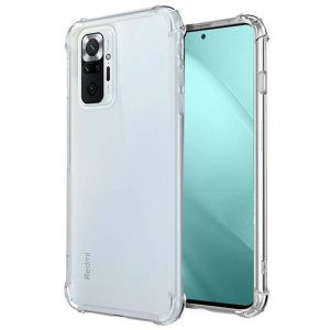 Husa Antisoc compatibila cu Xiaomi Redmi Note 10 Pro / Note 10 Pro Max, Supreme Protection, Drop-Proof, Shock-Proof, Protectie suplimentara la colturi, Design minimalist, 1,5 mm, Transparenta