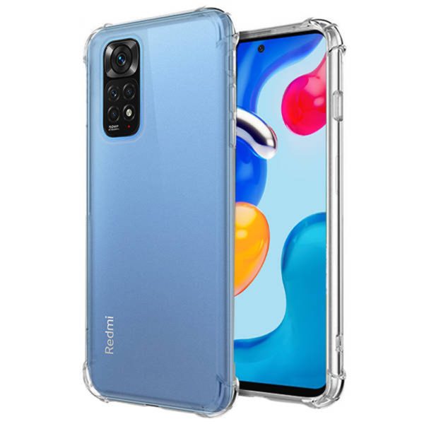 Husa Antisoc compatibila cu Xiaomi Redmi Note 11 4G / Note 11s, Supreme Protection, Drop-Proof, Shock-Proof, Protectie suplimentara la colturi, Design minimalist, 1,5 mm, Transparenta