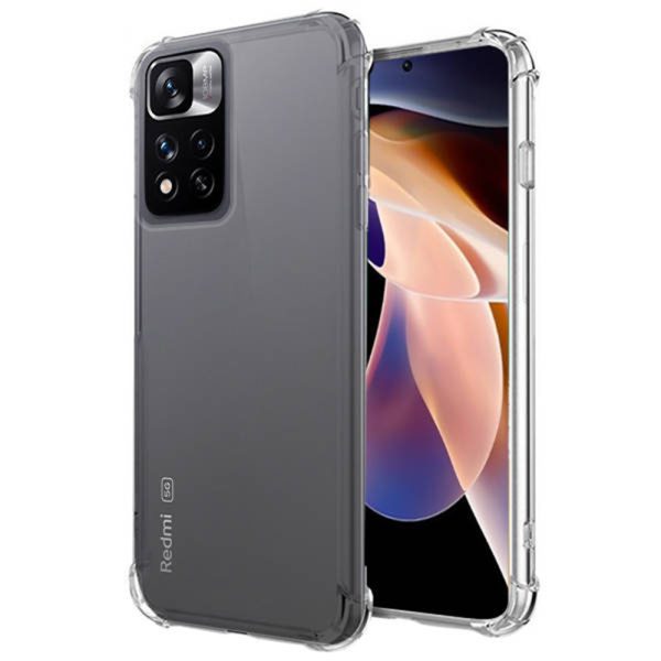 Husa Antisoc compatibila cu Xiaomi Redmi Note 11 Pro, Supreme Protection, Drop-Proof, Shock-Proof, Protectie suplimentara la colturi, Design minimalist, 1,5 mm, Transparenta