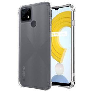 Husa Antisoc compatibila cu Realme C21, Supreme Protection, Drop-Proof, Shock-Proof, Protectie suplimentara la colturi, Design minimalist, 1,5 mm, Transparenta