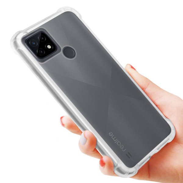 Husa Antisoc compatibila cu Realme C21, Supreme Protection, Drop-Proof, Shock-Proof, Protectie suplimentara la colturi, Design minimalist, 1,5 mm, Transparenta3