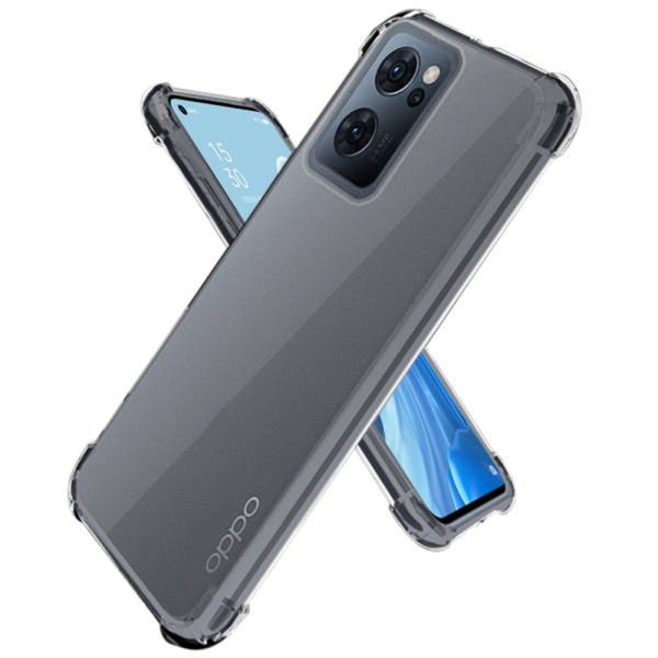 Husa Antisoc compatibila cu Oppo Reno 7 5G/ Find X5 Lite, Supreme Protection, Drop-Proof, Shock-Proof, Protectie suplimentara la colturi, Design minimalist, 1,5 mm, Transparenta2