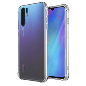 Husa Antisoc compatibila cu Huawei P30 Pro, Supreme Protection, Drop-Proof, Shock-Proof, Protectie suplimentara la colturi, Design minimalist, 1,5 mm, Transparenta