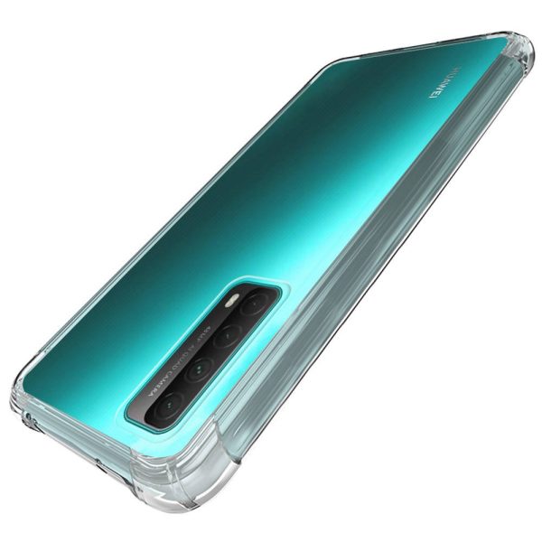 Husa Antisoc compatibila cu Huawei P Smart 2021, Supreme Protection, Drop-Proof, Shock-Proof, Protectie suplimentara la colturi, Design minimalist, 1,5 mm, Transparenta