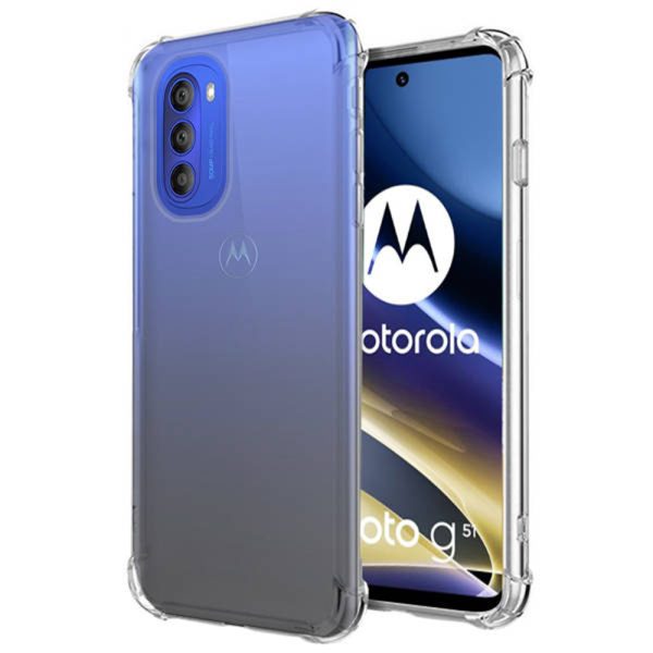 Husa Antisoc compatibila cu Motorola Moto G51 5G, Supreme Protection, Drop-Proof, Shock-Proof, Protectie suplimentara la colturi, Design minimalist, 1,5 mm, Transparenta