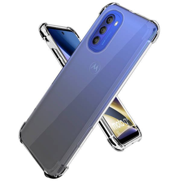 Husa Antisoc compatibila cu Motorola Moto G51 5G, Supreme Protection, Drop-Proof, Shock-Proof, Protectie suplimentara la colturi, Design minimalist, 1,5 mm, Transparenta2