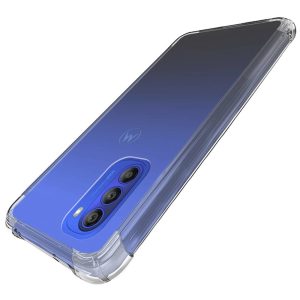 Husa Antisoc compatibila cu Motorola Moto G51 5G, Supreme Protection, Drop-Proof, Shock-Proof, Protectie suplimentara la colturi, Design minimalist, 1,5 mm, Transparenta