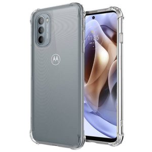 Husa Antisoc compatibila cu Motorola Moto G31 / G41, Supreme Protection, Drop-Proof, Shock-Proof, Protectie suplimentara la colturi, Design minimalist, 1,5 mm, Transparenta