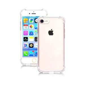 Husa Antisoc compatibila cu iPhone 7 / 8 , Drop-Proof, Shock-Proof, Protectie suplimentara la colturi, Design minimalist, 1,5 mm, Transparenta