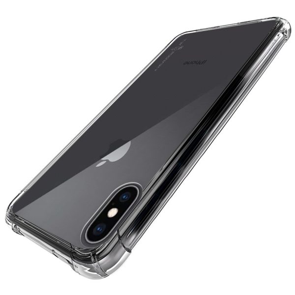 Husa Antisoc compatibila cu iPhone X / XS, Drop-Proof, Shock-Proof, Protectie suplimentara la colturi, Design minimalist, 1,5 mm, Transparenta4