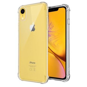 Husa Antisoc compatibila cu iPhone XR, Drop-Proof, Shock-Proof, Protectie suplimentara la colturi, Design minimalist, 1,5 mm, Transparenta