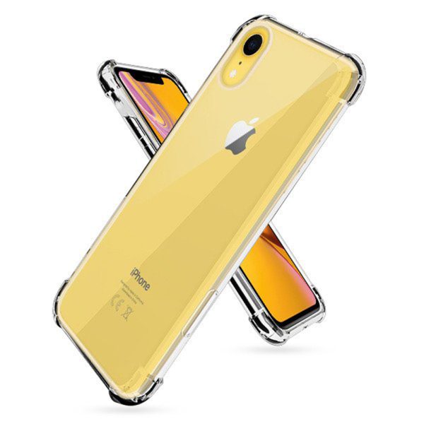 Husa Antisoc compatibila cu iPhone XR, Drop-Proof, Shock-Proof, Protectie suplimentara la colturi, Design minimalist, 1,5 mm, Transparenta2