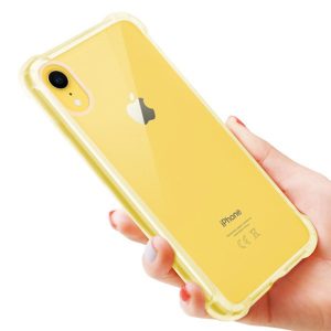 Husa Antisoc compatibila cu iPhone XR, Drop-Proof, Shock-Proof, Protectie suplimentara la colturi, Design minimalist, 1,5 mm, Transparenta3