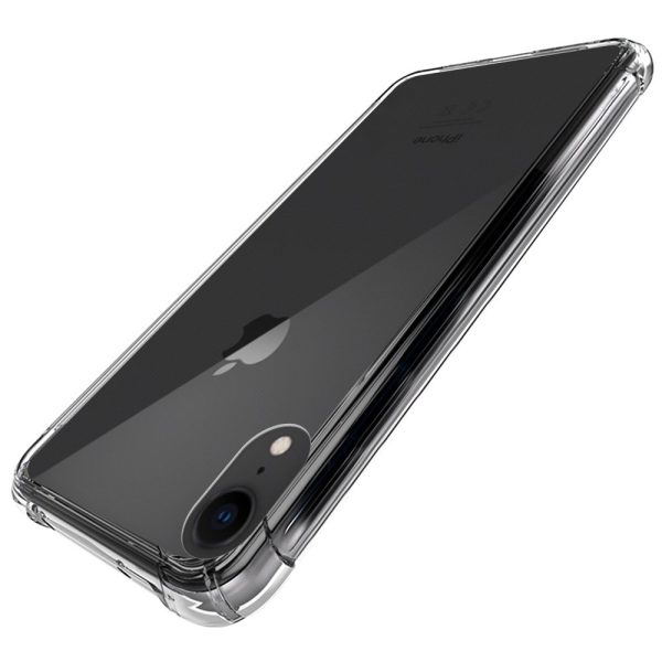 Husa Antisoc compatibila cu iPhone XR, Drop-Proof, Shock-Proof, Protectie suplimentara la colturi, Design minimalist, 1,5 mm, Transparenta