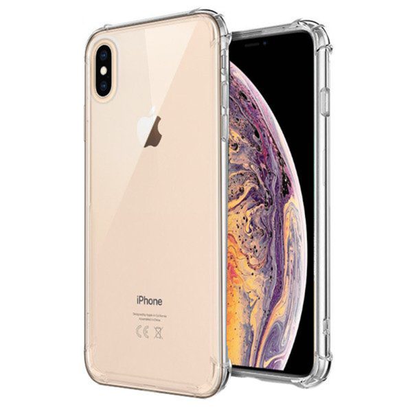 Husa Antisoc compatibila cu iPhone XS Max, Drop-Proof, Shock-Proof, Protectie suplimentara la colturi, Design minimalist, 1,5 mm, Transparenta