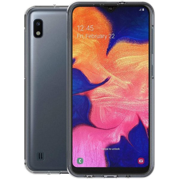 Husa Full Cover 360 Grade compatibila cu Samsung Galaxy A10, Protectie completa (Fata, Spate, Laterale), Anti-ingalbenire, Hybrid Antishock, Policarbonat si Silicon3