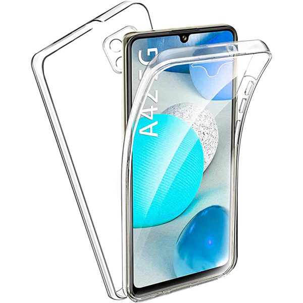 Husa Full Cover 360 Grade compatibila cu Samsung Galaxy A42, Protectie completa (Fata, Spate, Laterale), Anti-ingalbenire, Hybrid Antishock, Policarbonat si Silicon4