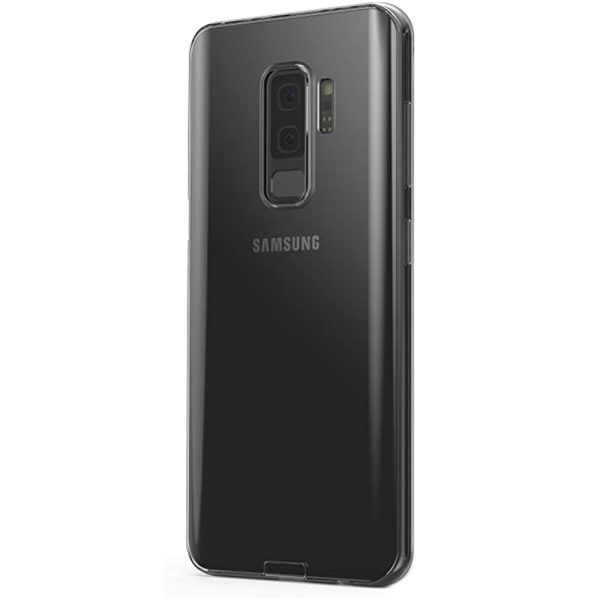 Husa Full Cover 360 Grade compatibila cu Samsung Galaxy S9 Plus, Protectie completa (Fata, Spate, Laterale), Anti-ingalbenire, Hybrid Antishock, Policarbonat si Silicon