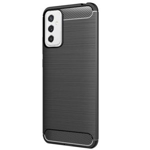 Husa Supreme Carbon compatibila cu Samsung Galaxy M13, Protectie precisa, Design canelat, Margini ranforsate, Anti-amprente, Negru