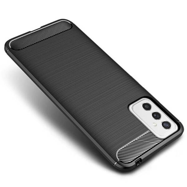 Husa Supreme Carbon compatibila cu Samsung Galaxy M13, Protectie precisa, Design canelat, Margini ranforsate, Anti-amprente, Negru2