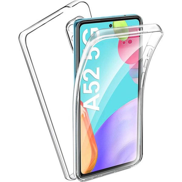 Husa Full Cover 360 Grade compatibila cu Samsung Galaxy A52/ A52s, Protectie completa (Fata, Spate, Laterale), Anti-ingalbenire, Hybrid Antishock, Policarbonat si Silicon2