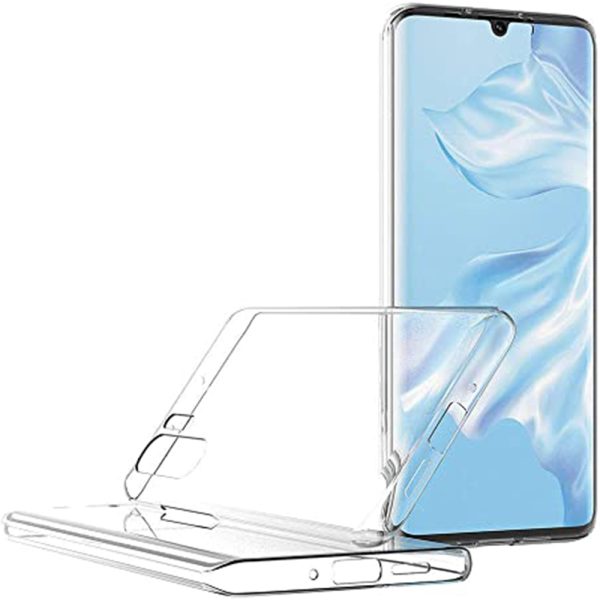 Husa Full Cover 360 Grade compatibila cu Huawei P30 Pro, Protectie completa (Fata, Spate, Laterale), Anti-ingalbenire, Hybrid Antishock, Policarbonat si Silicon3