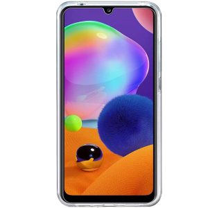 Husa Full Cover 360 Grade compatibila cu Samsung Galaxy A31, Protectie completa (Fata, Spate, Laterale), Anti-ingalbenire, Hybrid Antishock, Policarbonat si Silicon