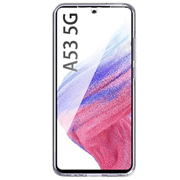 Husa Full Cover 360 Grade compatibila cu Samsung Galaxy A53 5G, Protectie completa (Fata, Spate, Laterale), Anti-ingalbenire, Hybrid Antishock, Policarbonat si Silicon