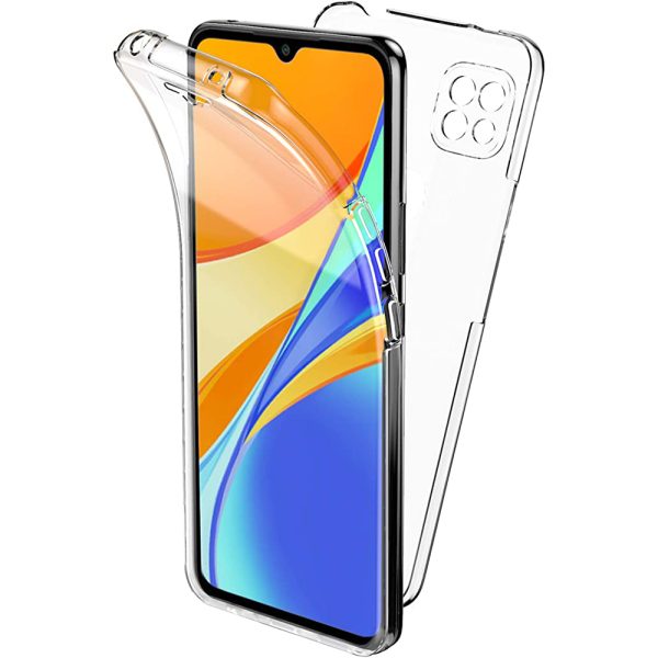 Husa Full Cover 360 Grade compatibila cu Xiaomi Redmi 9C, Protectie completa (Fata, Spate, Laterale), Anti-ingalbenire, Hybrid Antishock, Policarbonat si Silicon