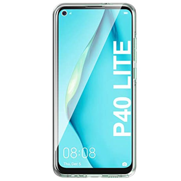 Husa Full Cover 360 Grade compatibila cu Huawei P40 Lite, Protectie completa (Fata, Spate, Laterale), Anti-ingalbenire, Hybrid Antishock, Policarbonat si Silicon