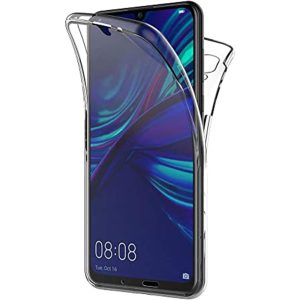 Husa Full Cover 360 Grade compatibila cu Huawei P Smart 2019, Protectie completa (Fata, Spate, Laterale), Anti-ingalbenire, Hybrid Antishock, Policarbonat si Silicon