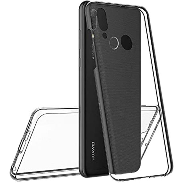 Husa Full Cover 360 Grade compatibila cu Huawei P Smart 2019, Protectie completa (Fata, Spate, Laterale), Anti-ingalbenire, Hybrid Antishock, Policarbonat si Silicon