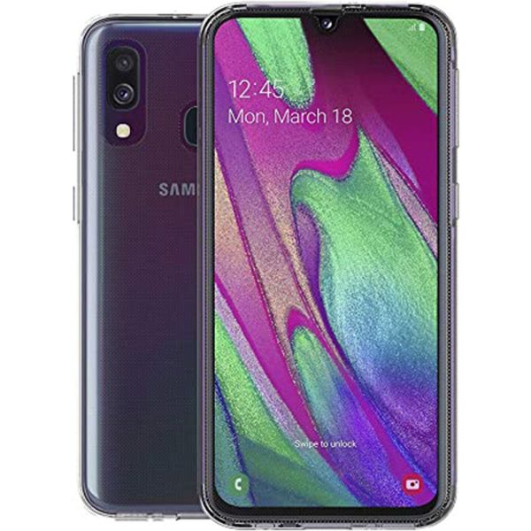 Husa Full Cover 360 Grade compatibila cu Samsung Galaxy A40, Protectie completa (Fata, Spate, Laterale), Anti-ingalbenire, Hybrid Antishock, Policarbonat si Silicon3