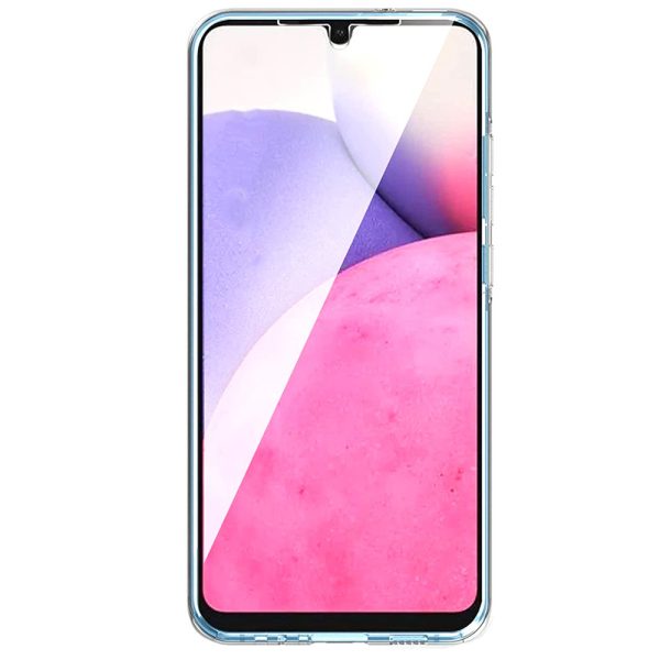 Husa Full Cover 360 Grade compatibila cu Samsung Galaxy A04s, Protectie completa (Fata, Spate, Laterale), Anti-ingalbenire, Hybrid Antishock, Policarbonat si Silicon