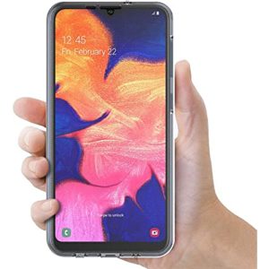 Husa 360 compatibila cu Samsung Galaxy A10/M10, Transparenta fata si spate, Protectie completa, FullBody, Anti-ingalbenire, Silicon TPU2