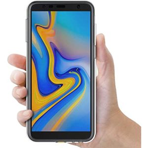 Husa 360 compatibila cu Samsung Galaxy J6 Plus, Transparenta fata si spate, Protectie completa, FullBody, Anti-ingalbenire, Silicon TPU4