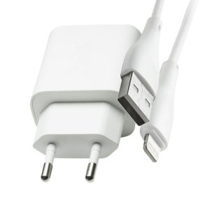 Incarcator tableta compatibil cu Apple iPad mini 3 (2014), Adaptor 18W, Cablu USB la tip Lightning, Incarcare rapida, 3A, Alb