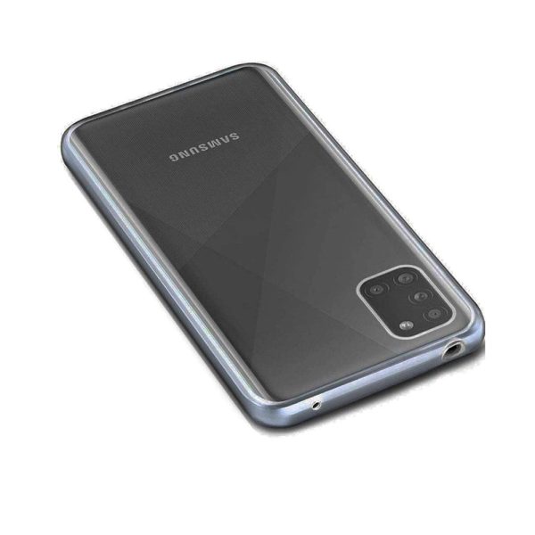 Husa 360 compatibila cu Samsung Galaxy A31, Transparenta fata si spate, Protectie completa, FullBody, Anti-ingalbenire, Silicon TPU