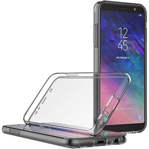 Husa 360 compatibila cu Samsung Galaxy A6 2018, Transparenta fata si spate, Protectie completa, FullBody, Anti-ingalbenire, Silicon TPU4