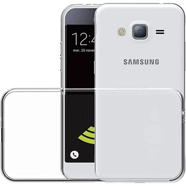 Husa 360 compatibila cu Samsung Galaxy J3 2016, Transparenta fata si spate, Protectie completa, FullBody, Anti-ingalbenire, Silicon TPU