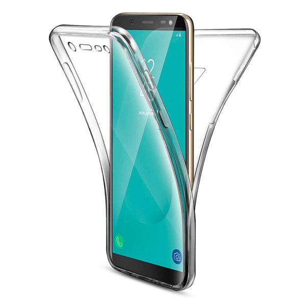 Husa 360 compatibila cu Samsung Galaxy J5 2016, Transparenta fata si spate, Protectie completa, FullBody, Anti-ingalbenire, Silicon TPU