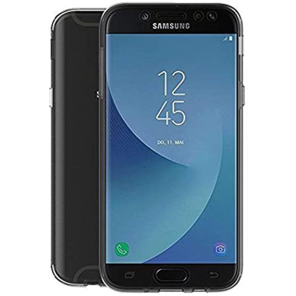 Husa 360 compatibila cu Samsung Galaxy J5 2016, Transparenta fata si spate, Protectie completa, FullBody, Anti-ingalbenire, Silicon TPU2