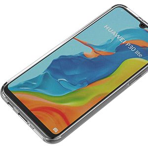 Husa 360 compatibila cu Huawei P30 Lite, Transparenta fata si spate, Protectie completa, FullBody, Anti-ingalbenire, Silicon TPU4