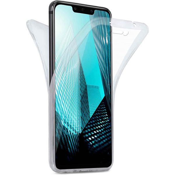 Husa 360 compatibila cu Huawei Mate 20 Lite, Transparenta fata si spate, Protectie completa, FullBody, Anti-ingalbenire, Silicon TPU