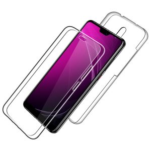 Husa 360 compatibila cu Huawei Mate 20 Lite, Transparenta fata si spate, Protectie completa, FullBody, Anti-ingalbenire, Silicon TPU