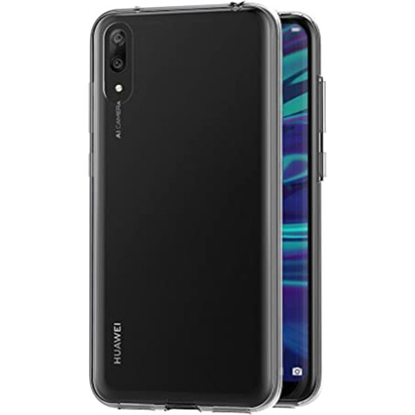 Husa 360 compatibila cu Huawei Y7 2019, Transparenta fata si spate, Protectie completa, FullBody, Anti-ingalbenire, Silicon TPU3