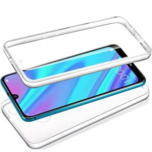 Husa 360 compatibila cu Huawei Y7 2019, Transparenta fata si spate, Protectie completa, FullBody, Anti-ingalbenire, Silicon TPU4