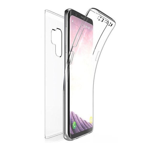 Husa 360 compatibila cu Samsung Galaxy S9 Plus, Transparenta fata si spate, Protectie completa, FullBody, Anti-ingalbenire, Silicon TPU2