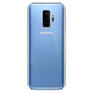 Husa 360 compatibila cu Samsung Galaxy S9 Plus, Transparenta fata si spate, Protectie completa, FullBody, Anti-ingalbenire, Silicon TPU3